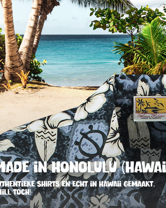 Hibiscus Surfboards Hawaiihemd