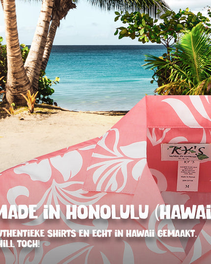 Hawaiihemd-Urlaubsflair in Pink