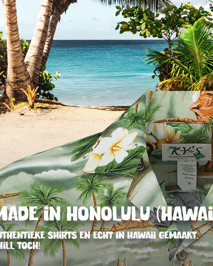 Hawaiihemd mit Blumen aus Hawaii
