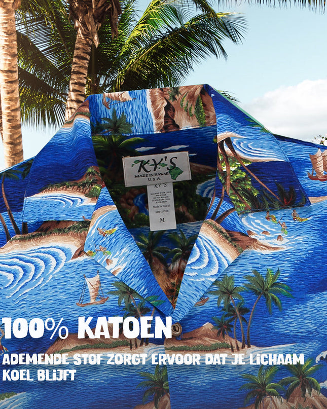 Hawaiihemd segelt um Hawaii