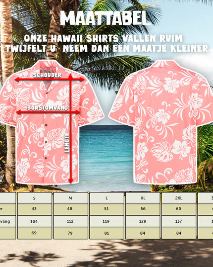 Hawaiihemd-Urlaubsflair in Pink