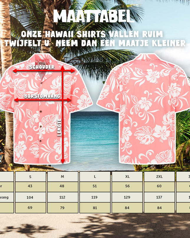 Hawaiihemd-Urlaubsflair in Pink