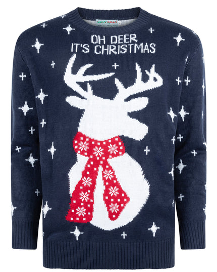 Weihnachtspullover Oh Deer, es ist Weihnachten