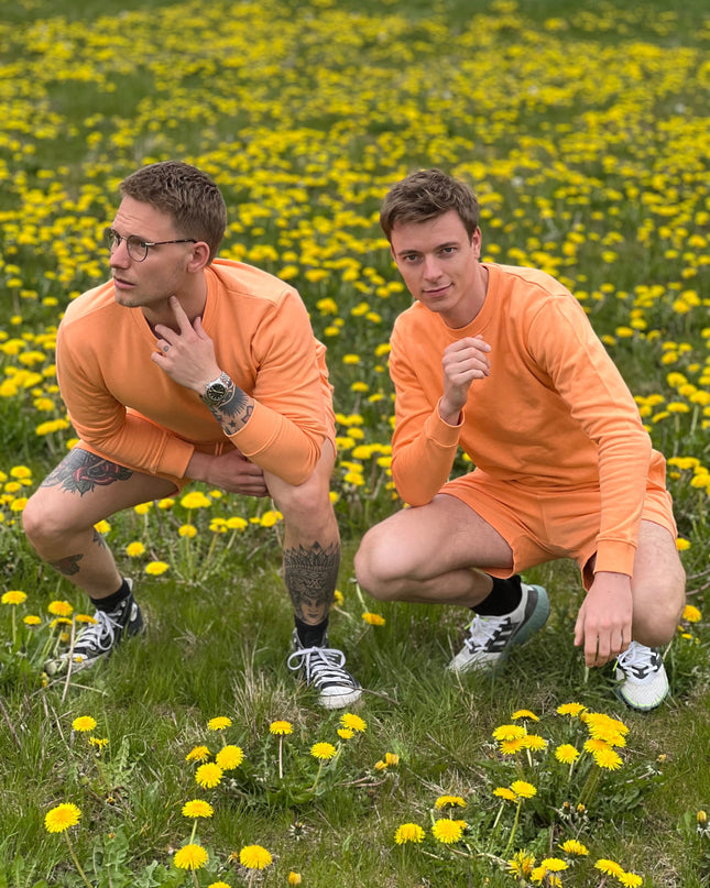 Sommer-Set – Pfirsichfarbene Loungewear für warme Tage