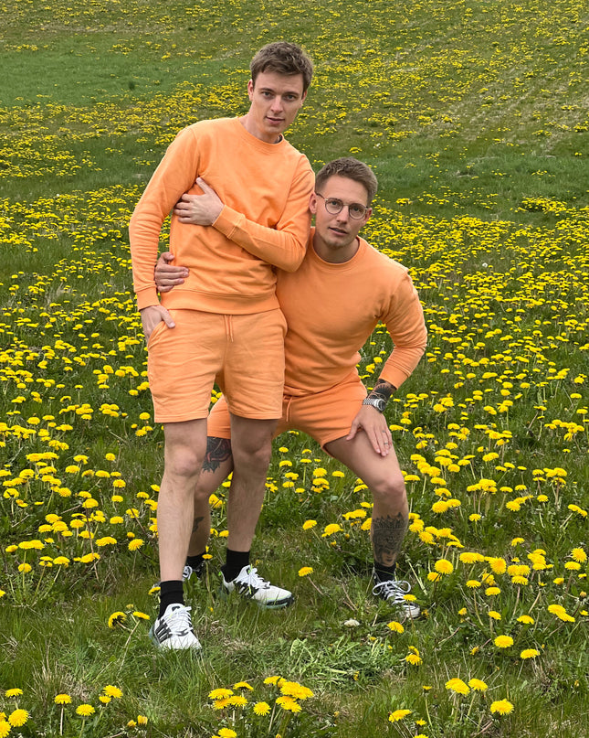 Sommer-Set – Pfirsichfarbene Loungewear für warme Tage