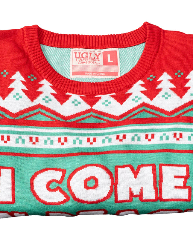 I Come in Peace Couples Unisex Ugly Christmas Sweaters