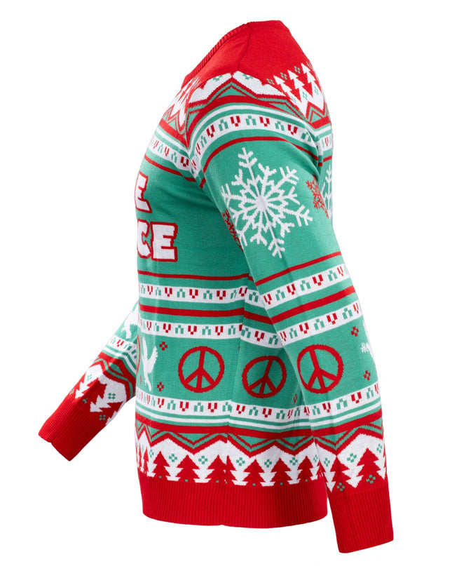 Ich komme in Frieden – Unisex-Weihnachtspullover für Paare