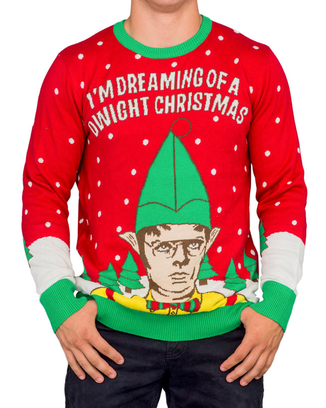 Ich träume von einem Dwight-Weihnachtspullover