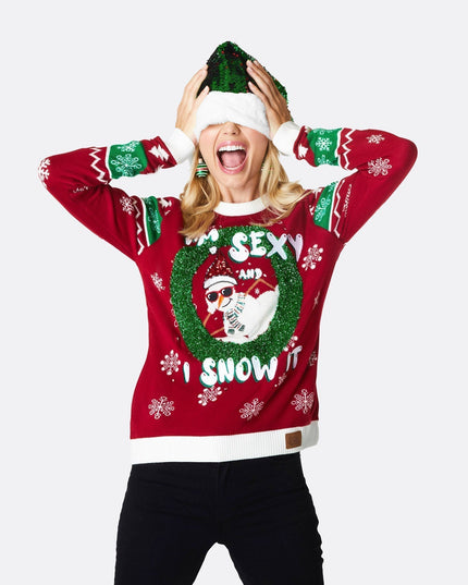 I'm Sexy and I Snow It Women's Christmas Sweater
