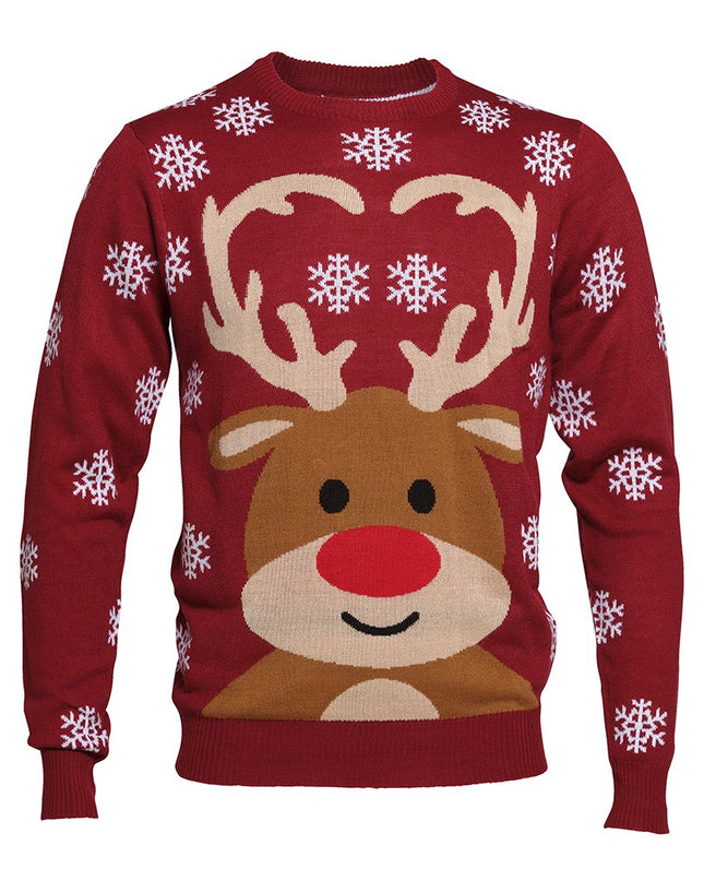 Cute Reindeer Christmas Sweater - Kids' Holiday Fashion
