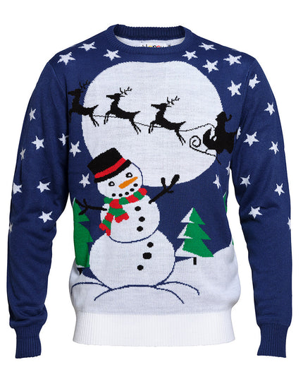 Mondpullover – Weihnachtspyjama für Damen und Herren