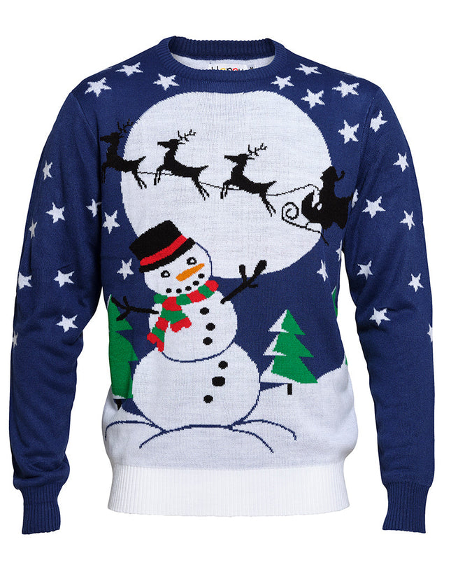 Mondpullover – Weihnachtspyjama für Damen und Herren