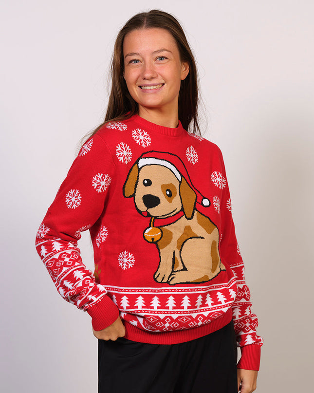 Weihnachtspullover mit dem Motiv „Santas kleiner Helfer“ für Herren