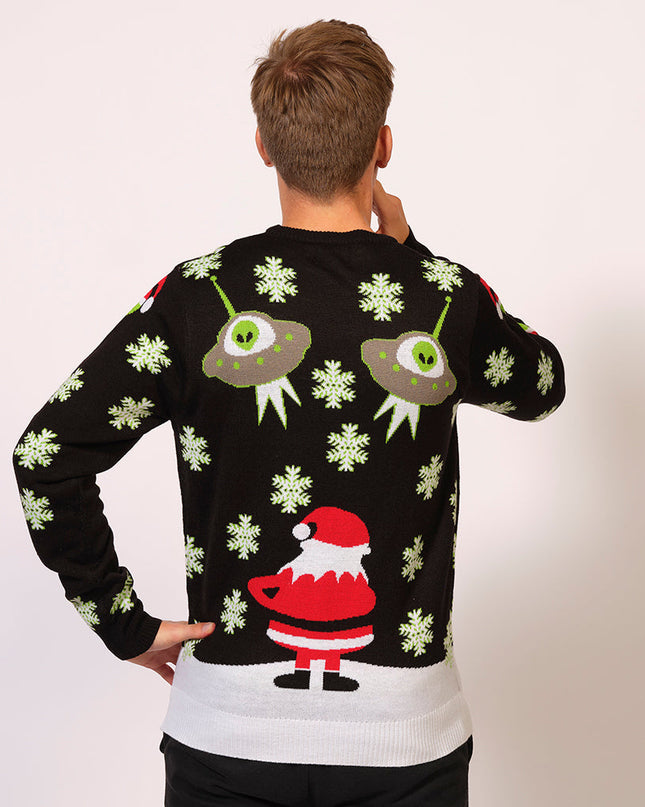 Alien Christmas Sweater - Festive and Fun