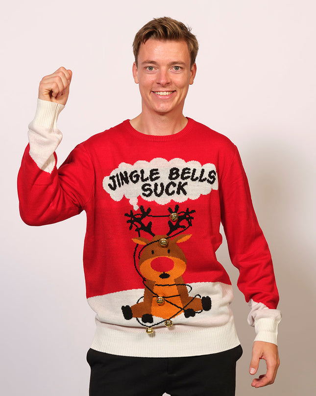 Jingle Bells Christmas Sweater - Unisex Holiday Fun