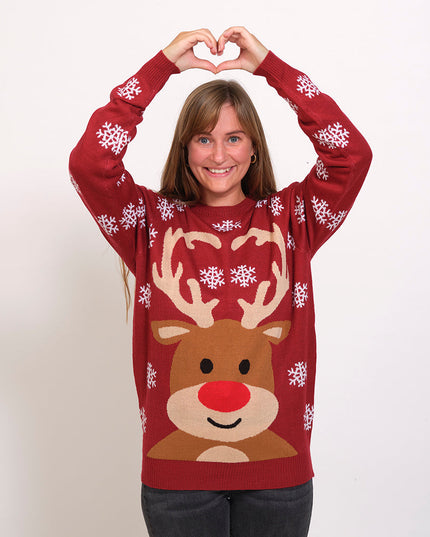 The Cute Reindeer Christmas Sweater for Women