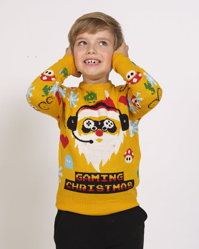 Gamer Christmas Sweater for Kids