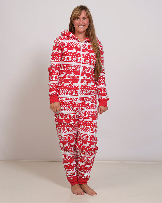 Red Christmas Jumpsuit for Men