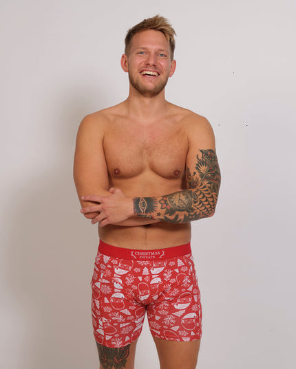 Red Christmas Pajama Onesie for the Family