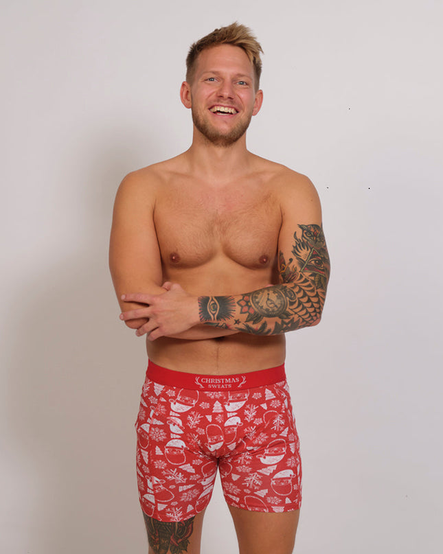 Red Christmas Pajama Onesie for the Family