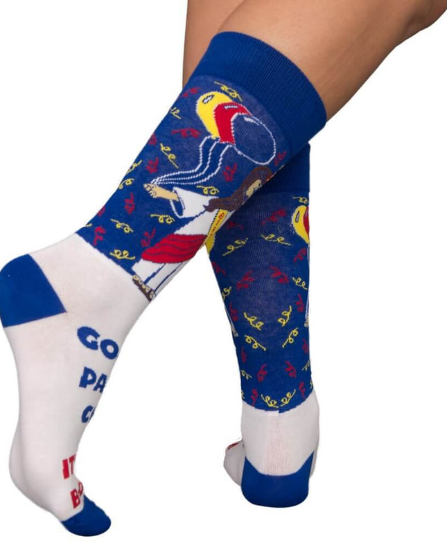 Jesus-Geburtstagsjunge hässliche Weihnachtssocken