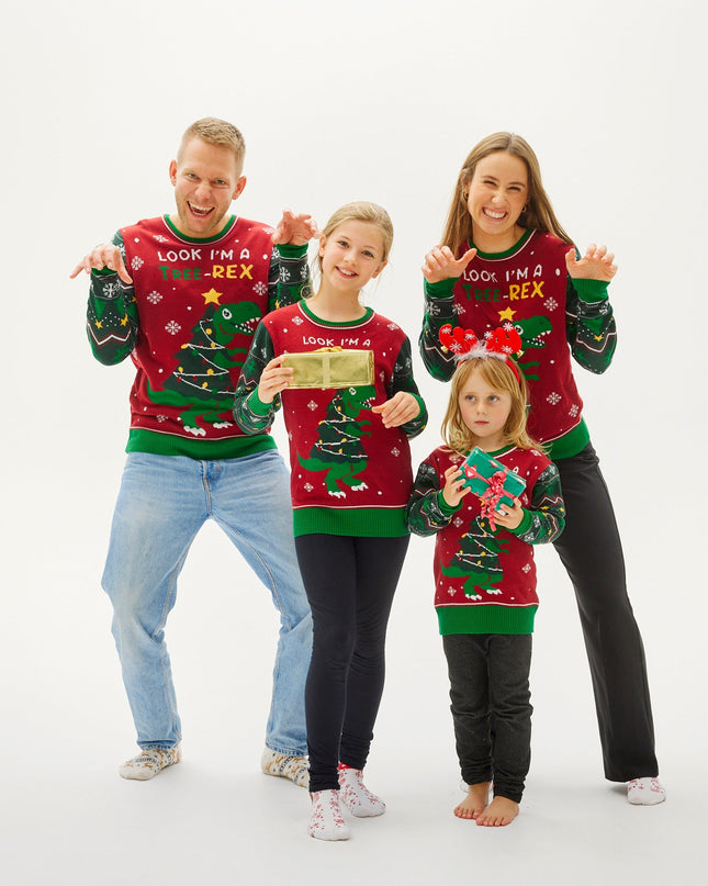 REX Weihnachtsbaum-Pullover für Herren