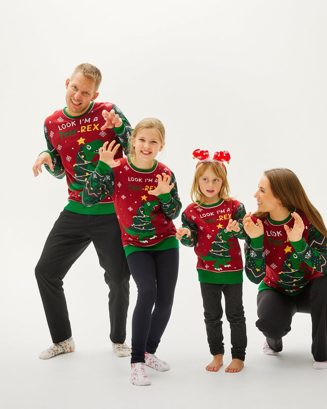 REX Weihnachtsbaum-Pullover für Herren