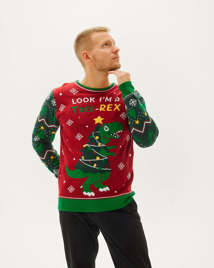 REX Tree Christmas Sweater for Men