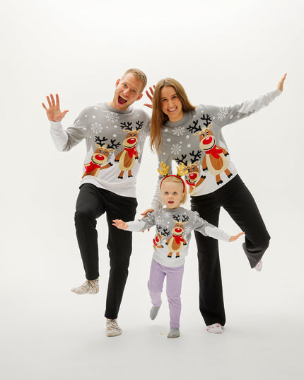 Niedlicher Weihnachtspullover für Kinder – familienfreundliches Design