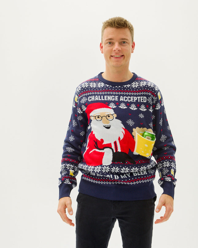 Ho Ho Hold My Beer Pullover - Herren