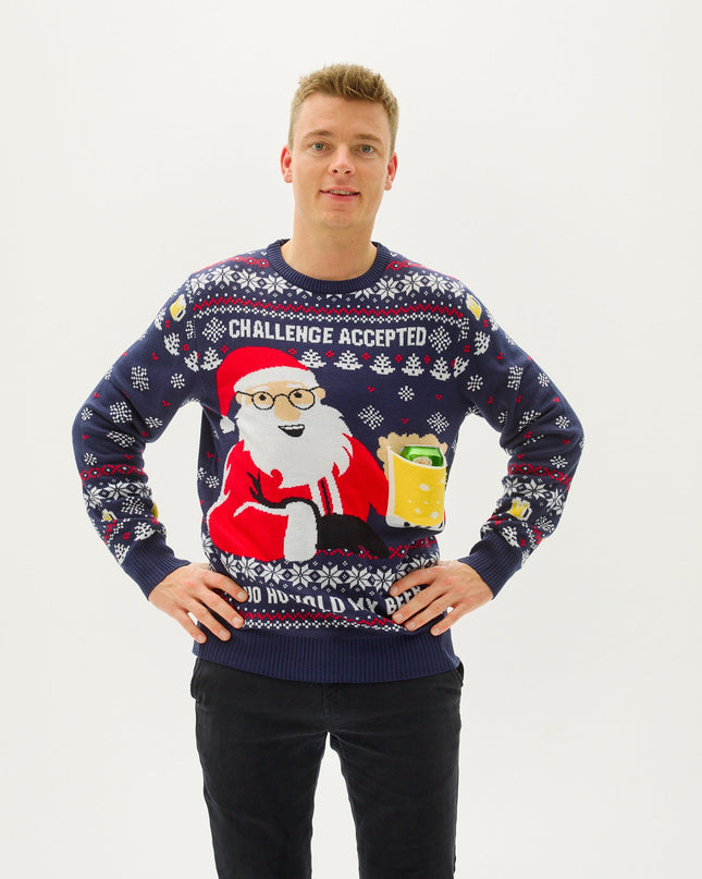 Ho Ho Hold My Beer Sweater - Men