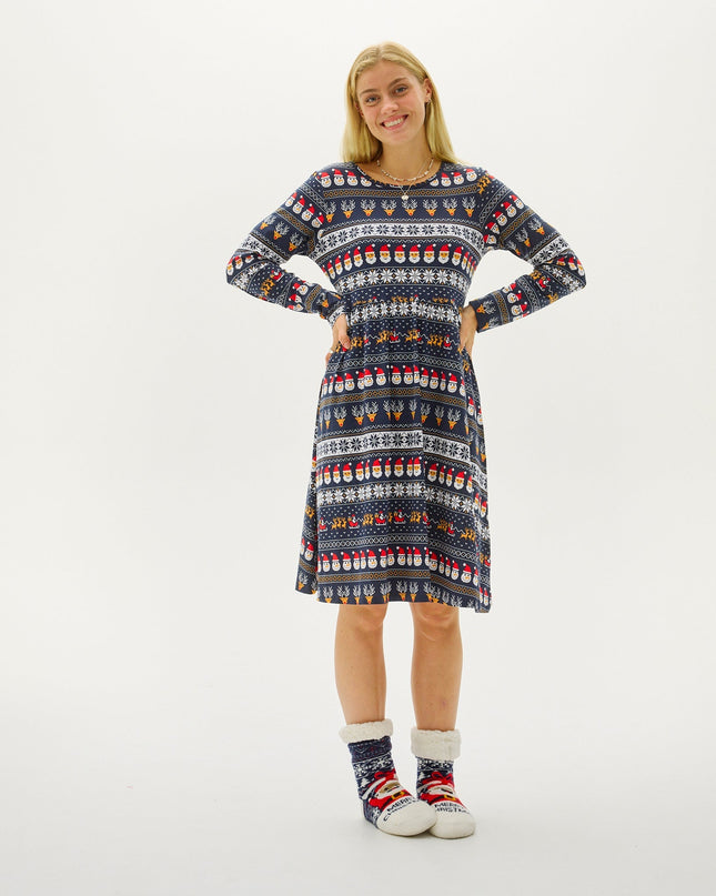 Wunderschönes Damen-Weihnachtskleid für festliche Anlässe