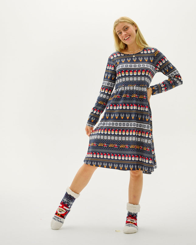 Wunderschönes Damen-Weihnachtskleid für festliche Anlässe