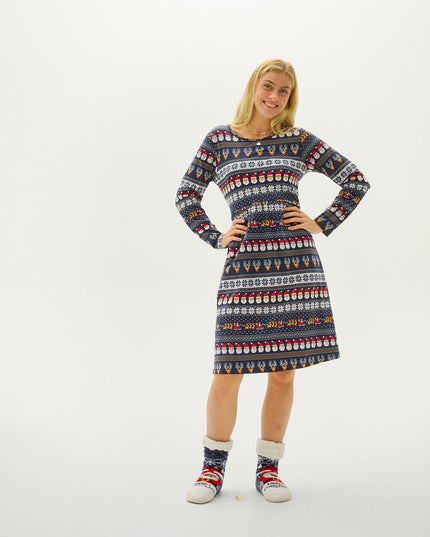 Wunderschönes Damen-Weihnachtskleid für festliche Anlässe