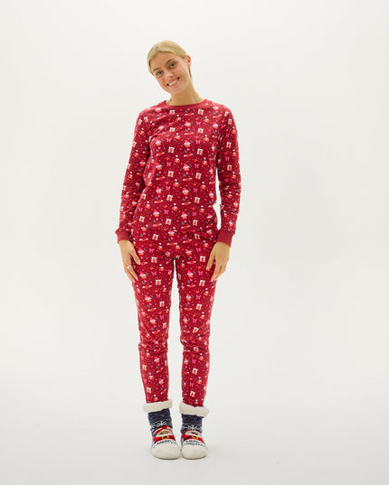 Valentine's Day Pajamas in Red for Women