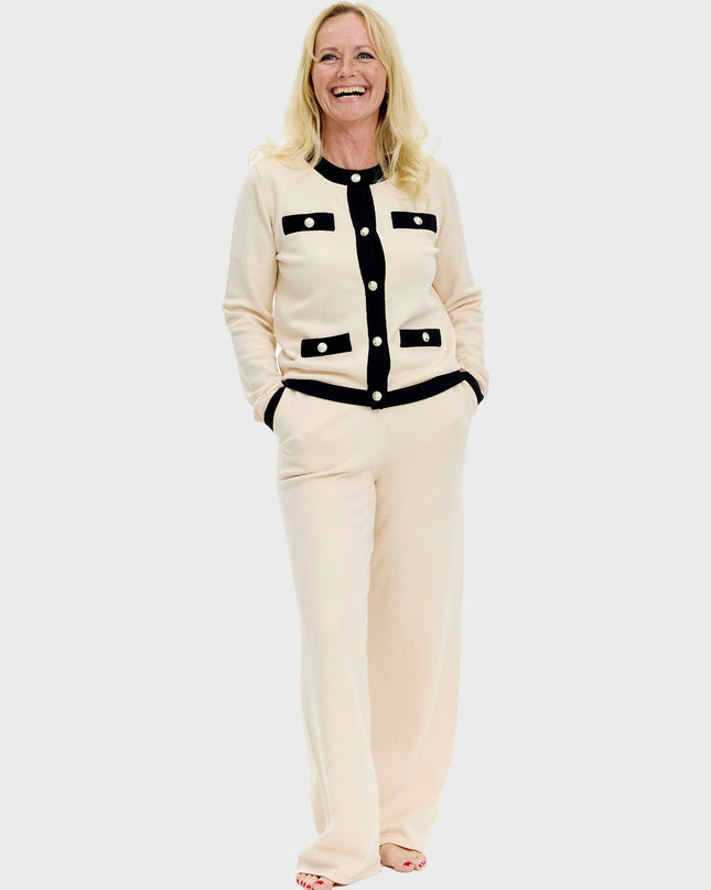 Sofie-Set mit Strickjacke – Gemütliche Loungewear-Kombination