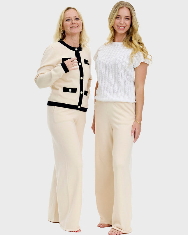 Sofie-Set mit Strickjacke – Gemütliche Loungewear-Kombination