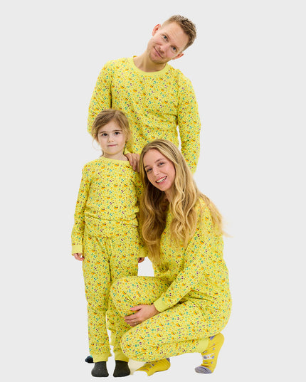 Gelber Osterpyjama – Herrenmodell