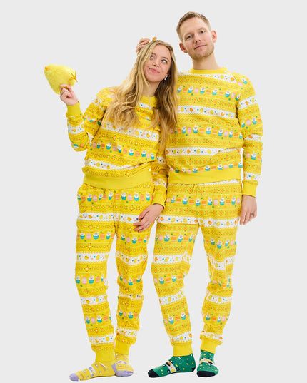 Yellow Easter Sweatsuit - Women's Style