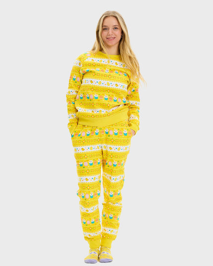 Yellow Easter Sweatsuit - Women's Style