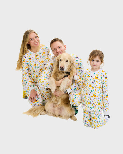 Weiße Osterpyjamas für Kinder