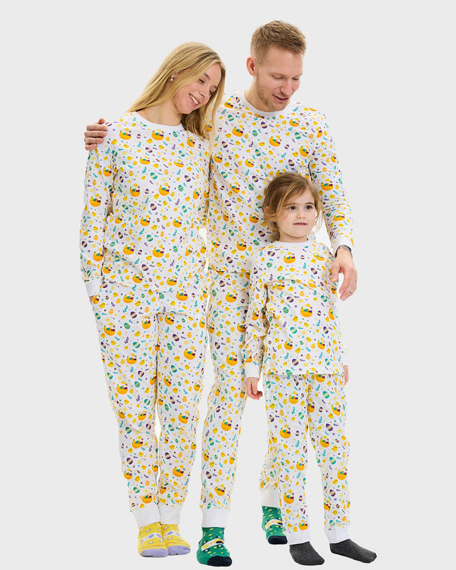Weiße Osterpyjamas für Herren