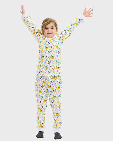 Weiße Osterpyjamas für Kinder