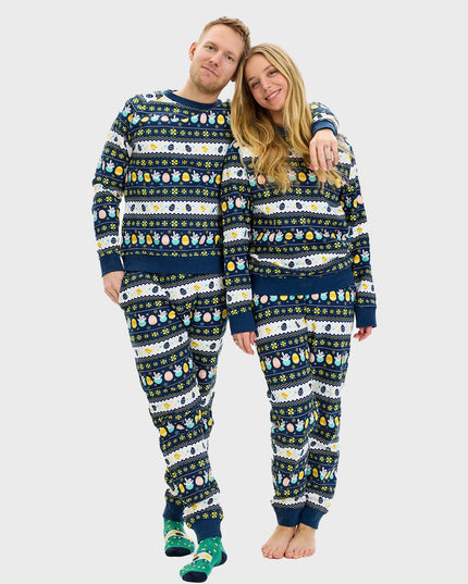 Blauer Oster-Trainingsanzug – Herrenstil