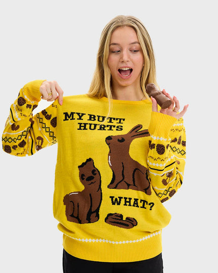 Osterhasenpullover – Damenversion