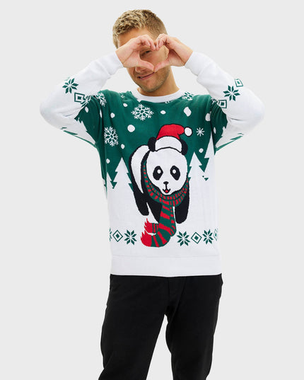 Pandaens Men's Christmas Sweater