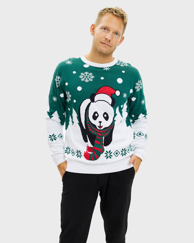 Pandaens Men's Christmas Sweater