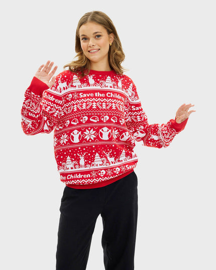 Save the Children Women's Christmas Sweater