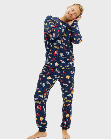 Looney Tunes Christmas Pajamas for Men