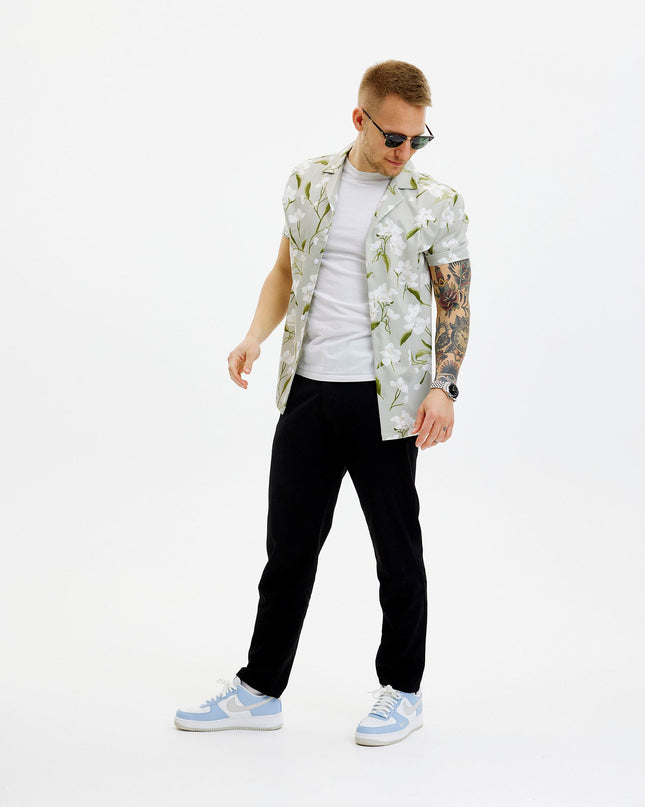 Sommer-Lounge-Set mit Blumenmuster